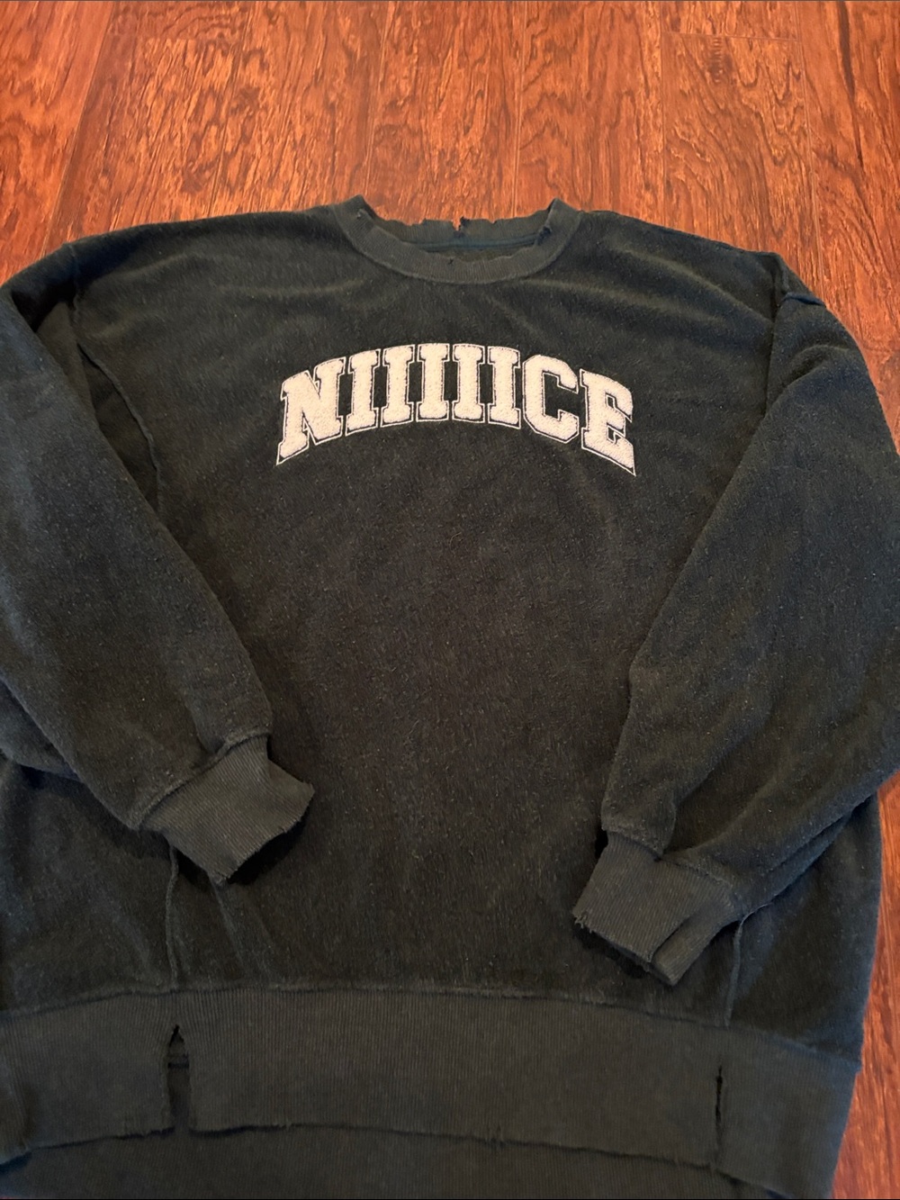 aerie fleece oversized sweatshirt
